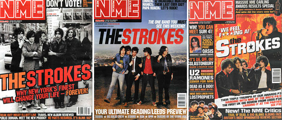 The Strokes на обложках NME